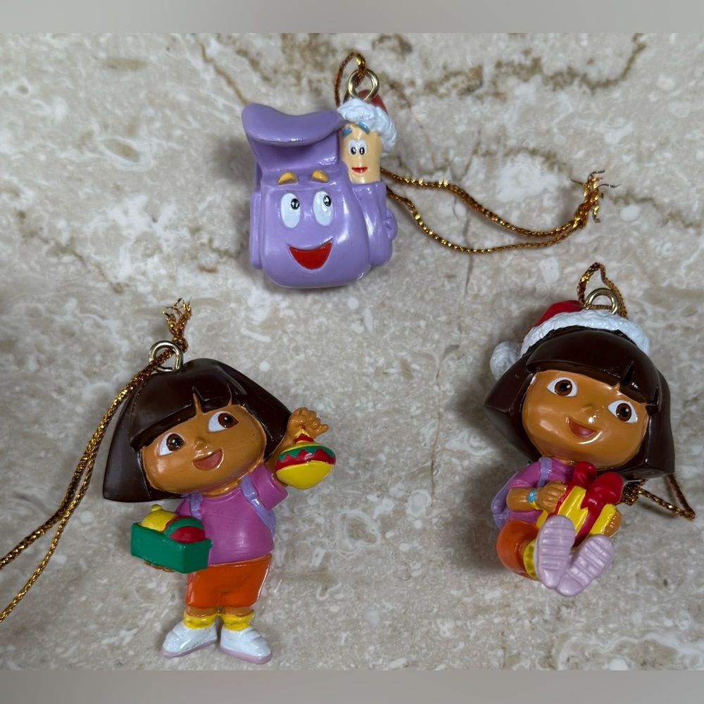 Dora 3 piece Mini Ornament Set/Figurines